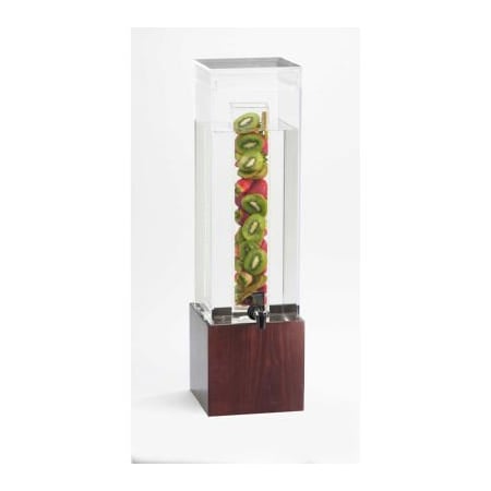 Cal-Mil Cal-Mil 1527-1INF-96 Midnight Acrylic Infusion Dispenser 1-1/2 Gallon 8-1/4"W x 10-1/2"D x 18"H 1527-1INF-96